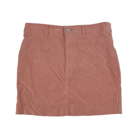 Forever 21 Pink Corduroy Mini Skirt Size Medium Women’s - Picture 1 of 5